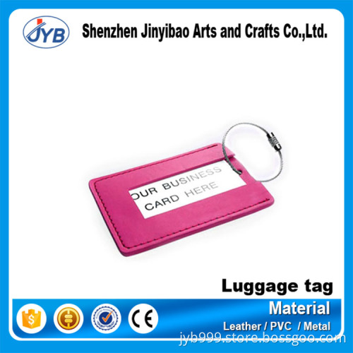 high quality custom logo OEM cheap wholesale luggage tags